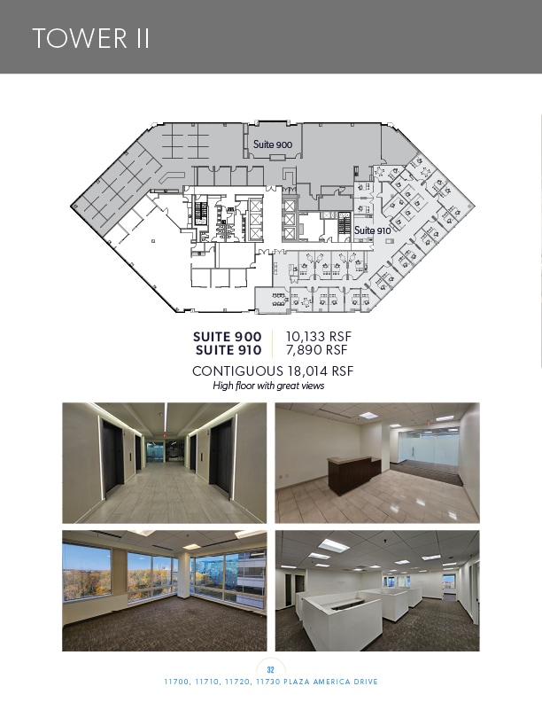 11700 Plaza America Dr, Reston, VA à louer Plan d’étage- Image 1 de 1