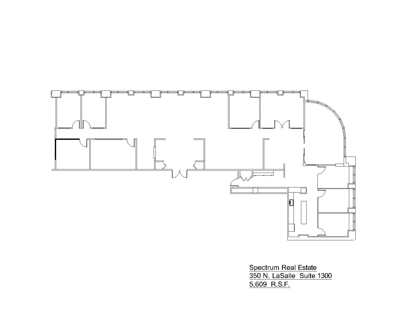 350 N LaSalle St, Chicago, IL à louer Plan d’étage- Image 1 de 1