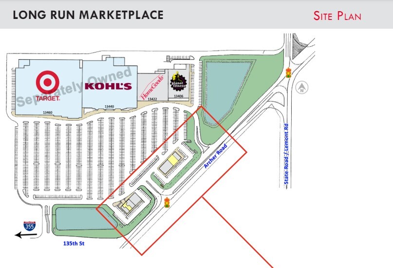 13448-13462 S Archer Ave, Lemont, IL à vendre - Plan de site - Image 1 de 1