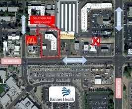 2110 W Southern Ave, Mesa, AZ - AÉRIEN Vue de la carte - Image1