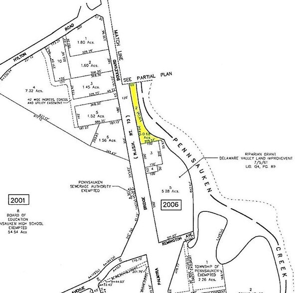 1100 Route 73, Pennsauken, NJ à vendre - Plan cadastral - Image 2 de 3