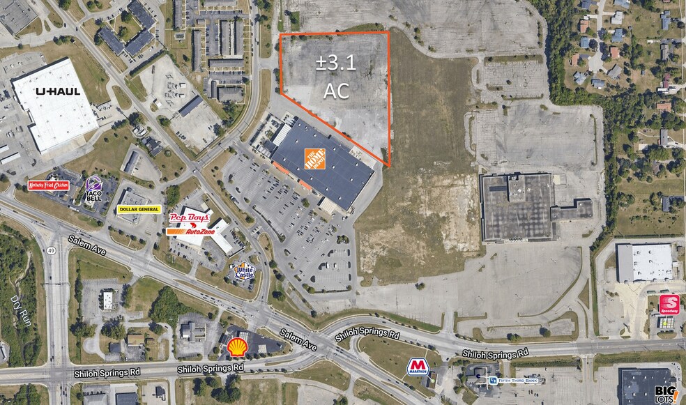 5200 Salem Ave, Trotwood, OH à vendre - Aérien - Image 1 de 2