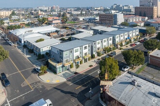 1612 Fulton St, Fresno, CA - Aerial  map view