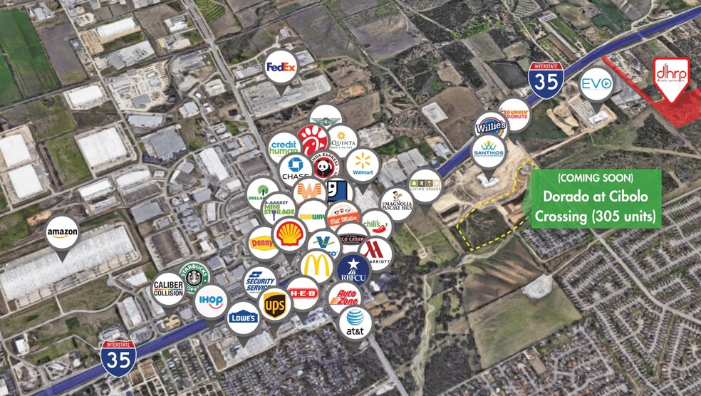 18780 IH 35 Hwy N, Schertz, TX à vendre - Aérien - Image 3 de 6