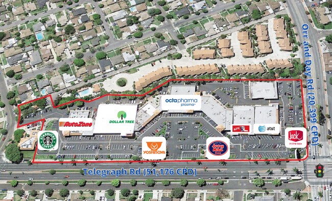 Plus de détails pour 11425-11721 Telegraph Rd, Santa Fe Springs, CA - Médical, Commerce de détail à louer