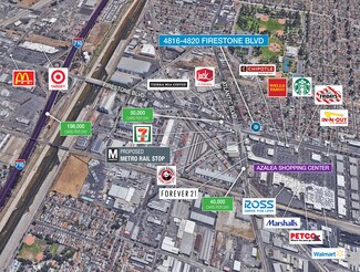 Plus de détails pour 4816-4820 Firestone Blvd, South Gate, CA - Commerce de détail à louer