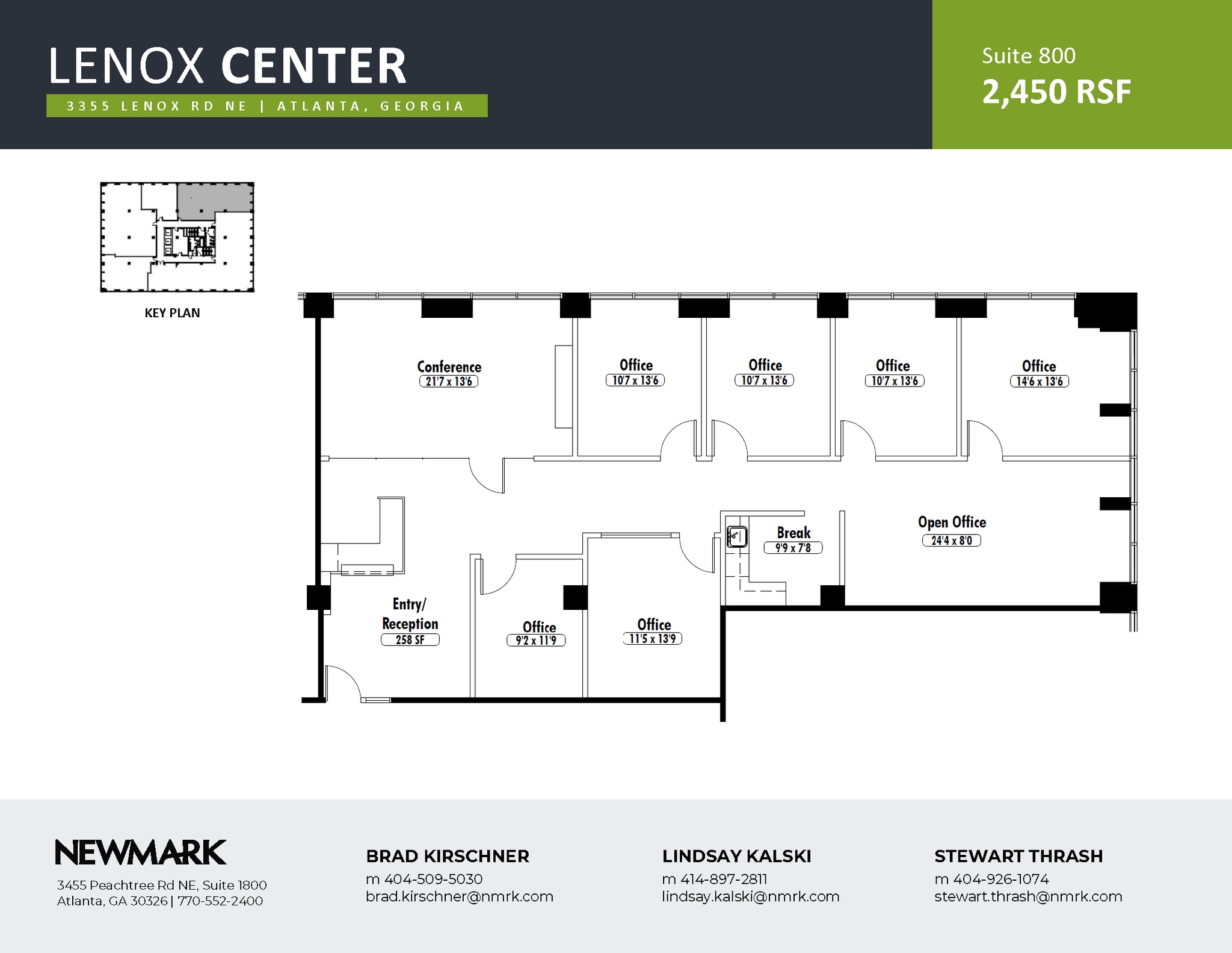 3355 Lenox Rd NE, Atlanta, GA for lease Floor Plan- Image 1 of 1