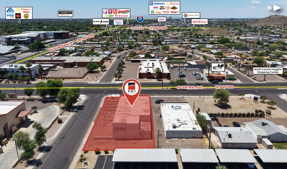 9103 N Central Ave, Phoenix, AZ à vendre - Photo du bâtiment - Image 1 de 17