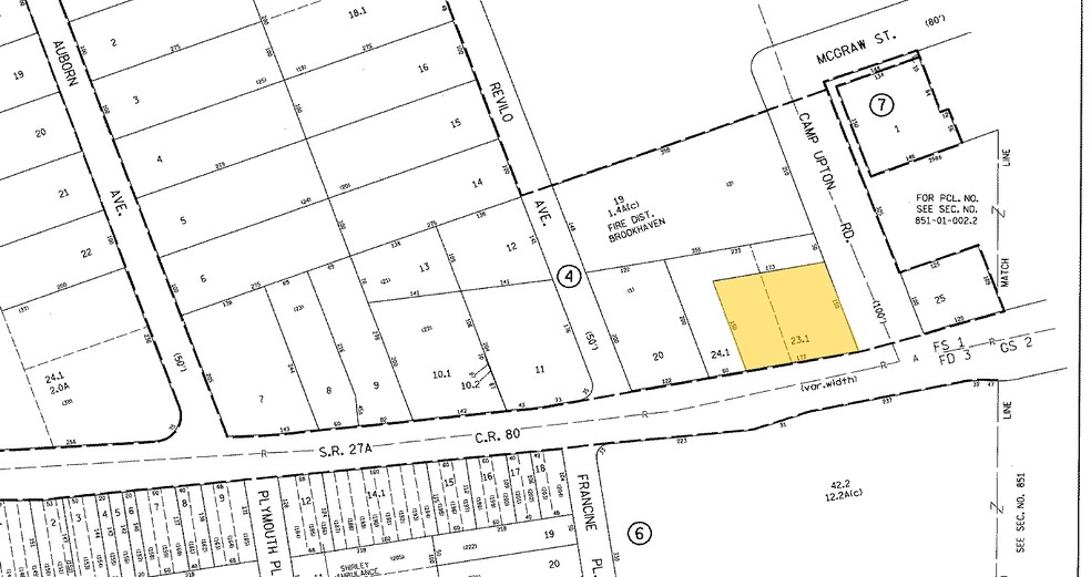 741 Montauk Hwy, Shirley, NY à vendre - Plan cadastral - Image 3 de 3