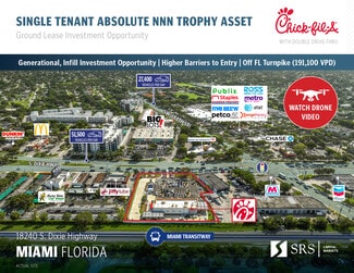 More details for 18240 S Dixie Hwy, Miami, FL - Retail for Sale