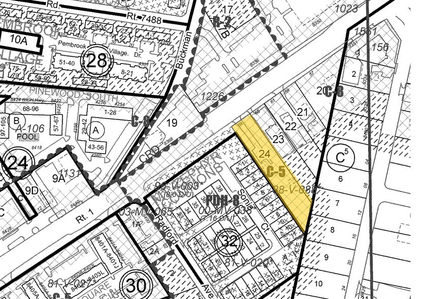 8369 Richmond Hwy, Alexandria, VA à vendre - Plan cadastral - Image 2 de 4