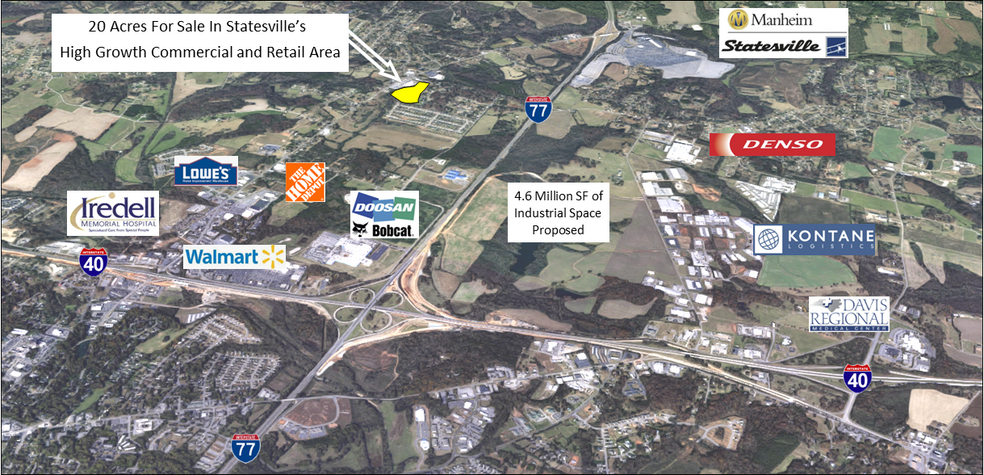 Jane Sowers Road, Statesville, NC à vendre - Aérien - Image 2 de 5