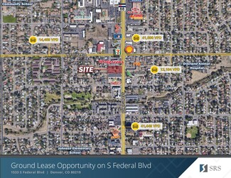 Plus de détails pour 1533-1537 South Federal Blvd, Denver, CO - Terrain à louer