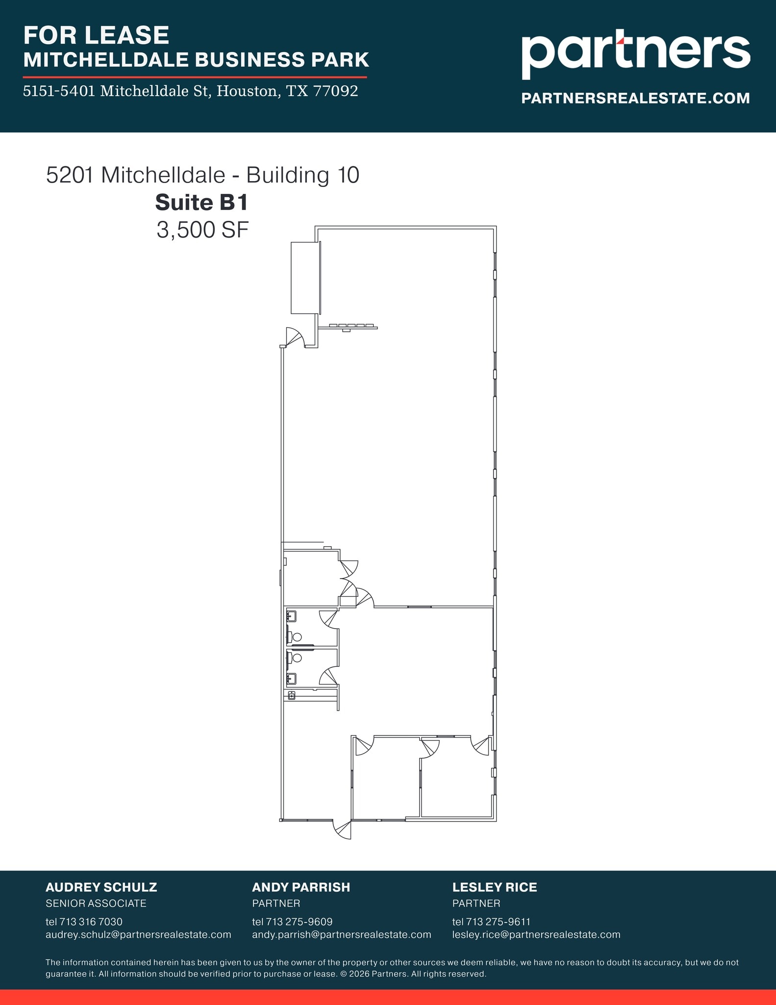 5151 Mitchelldale St, Houston, TX à louer Plan de site- Image 1 de 1