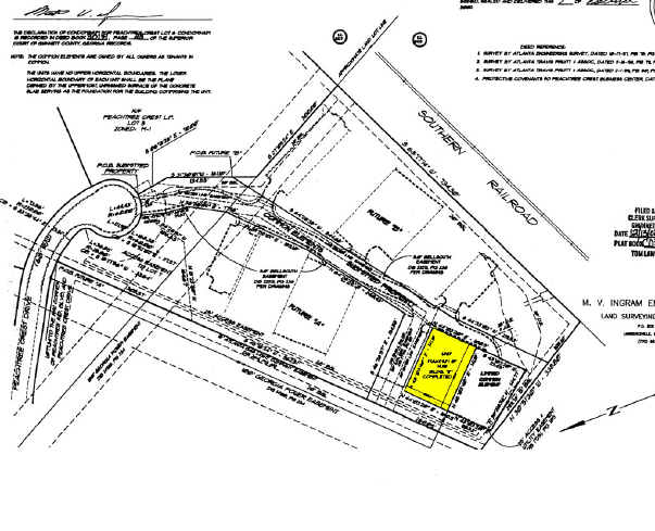 1810 Peachtree Industrial Blvd, Duluth, GA for lease - Plat Map - Image 3 of 5