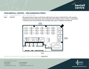 1055 Dunsmuir St, Vancouver, BC for lease Floor Plan- Image 2 of 2