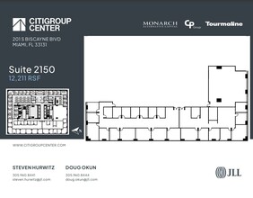 201 S Biscayne Blvd, Miami, FL for lease Floor Plan- Image 2 of 2