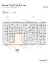 3 S Greenleaf Ave, Gurnee, IL à louer Plan d’étage- Image 1 de 1