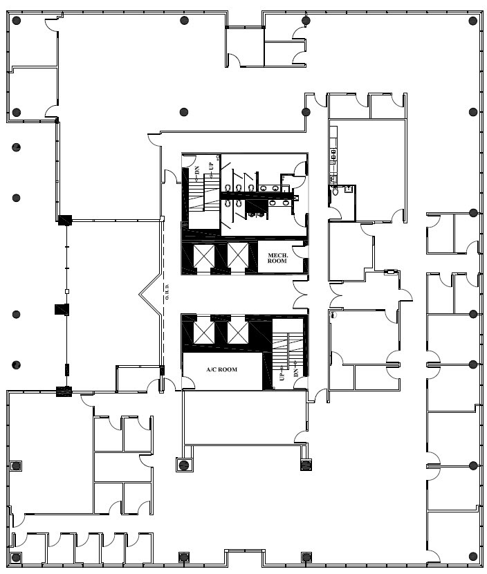 600 N Westshore Blvd, Tampa, FL à louer Plan d  tage- Image 1 de 1