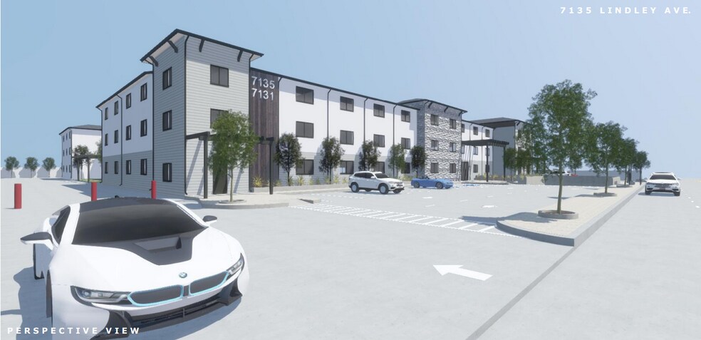 7111-7135 Lindley Ave, Reseda, CA à vendre - Photo du bâtiment - Image 1 de 7