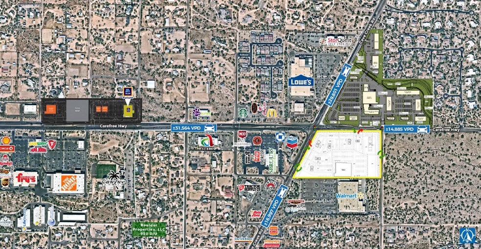 SE Carefree Hwy & Cave Creek Rd, Cave Creek, AZ for lease - Building Photo - Image 2 of 3