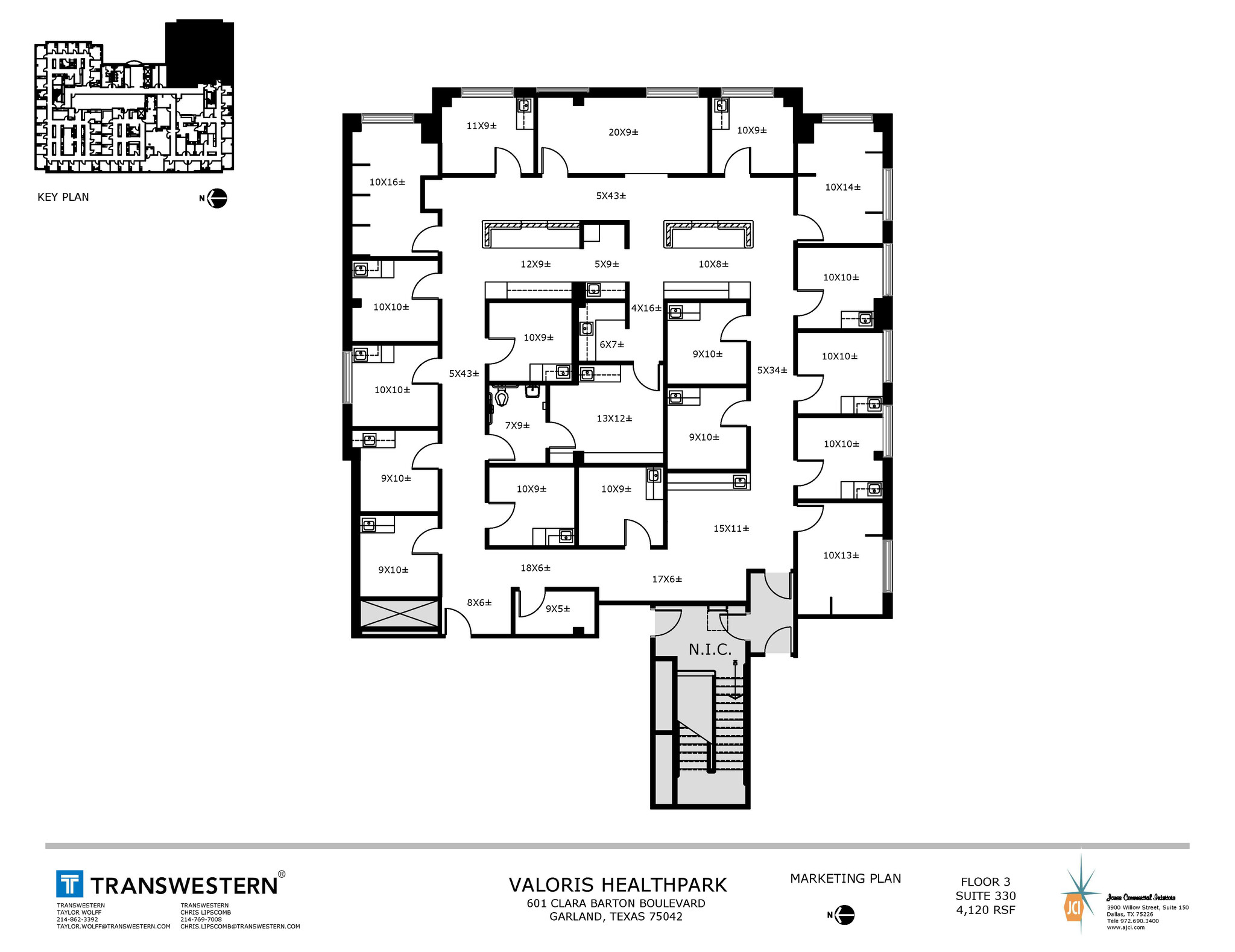 530 Clara Barton Blvd, Garland, TX à louer Plan d  tage- Image 1 de 1