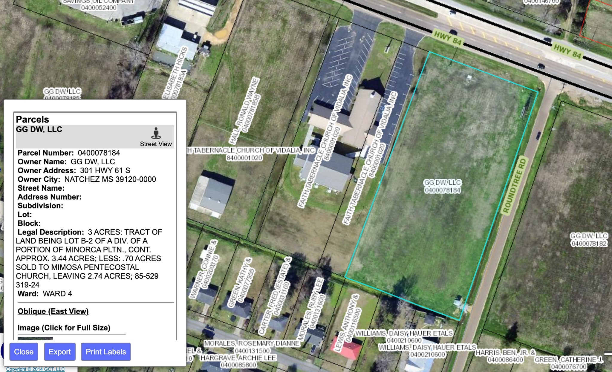 Highway 84, Vidalia, LA à vendre Photo principale- Image 1 de 2