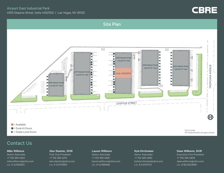4955 Steptoe St, Las Vegas, NV à louer - Plan de site - Image 2 de 9