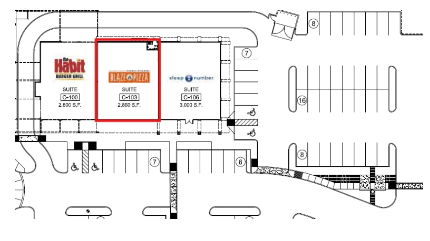 10155 W McDowell Rd, Avondale, AZ à louer Plan de site- Image 1 de 1
