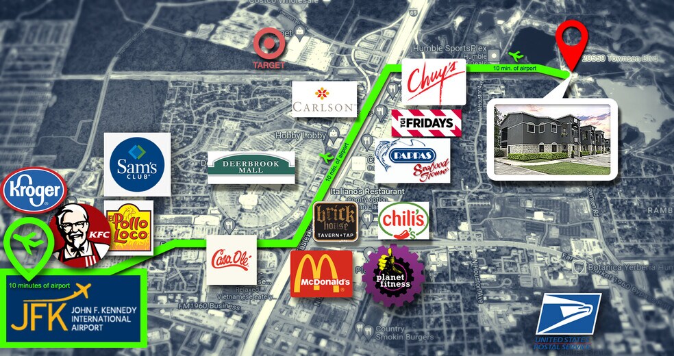 20550 Townsen Blvd, Humble, TX à vendre - Carte - Image 3 de 31