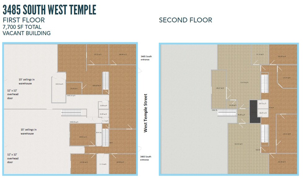 3485 S West Temple, Salt Lake City, UT for sale - Floor Plan - Image 2 of 3