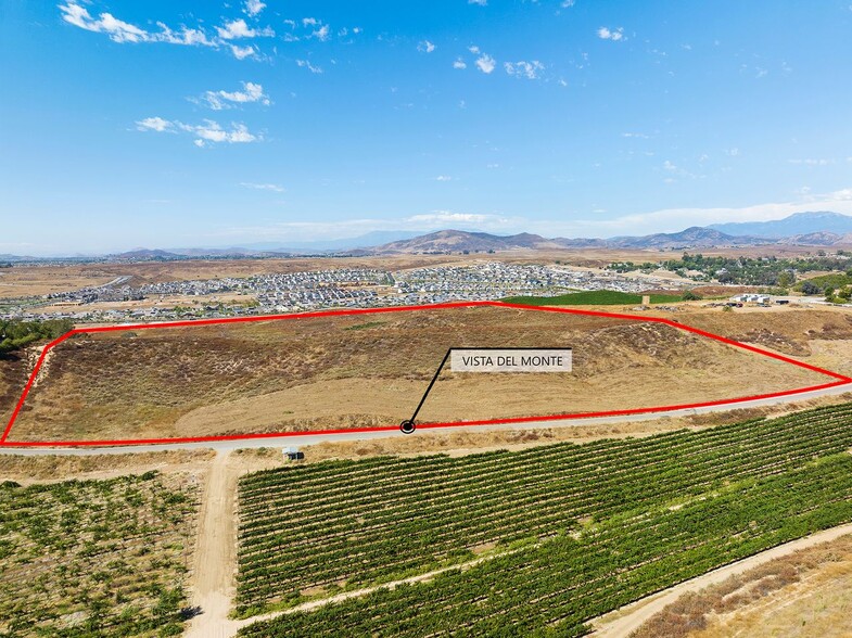 Vista del Monte Road, Temecula, CA for sale - Aerial - Image 2 of 11