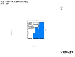 595 Madison Ave, New York, NY for lease Floor Plan- Image 1 of 2