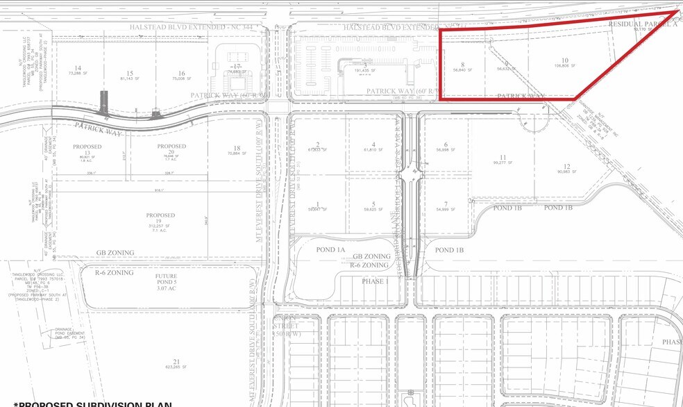 Halstead Blvd, Elizabeth City, NC à vendre - Plan de site - Image 2 de 2