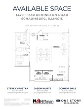 1305 Remington Rd, Schaumburg, IL à louer Plan d  tage- Image 1 de 2