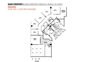 8600 Freeport Pky, Irving, TX à louer Plan d  tage- Image 1 de 1