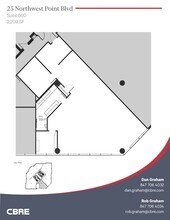 25 NW Point Blvd, Elk Grove Village, IL à louer Plan d’étage- Image 1 de 2