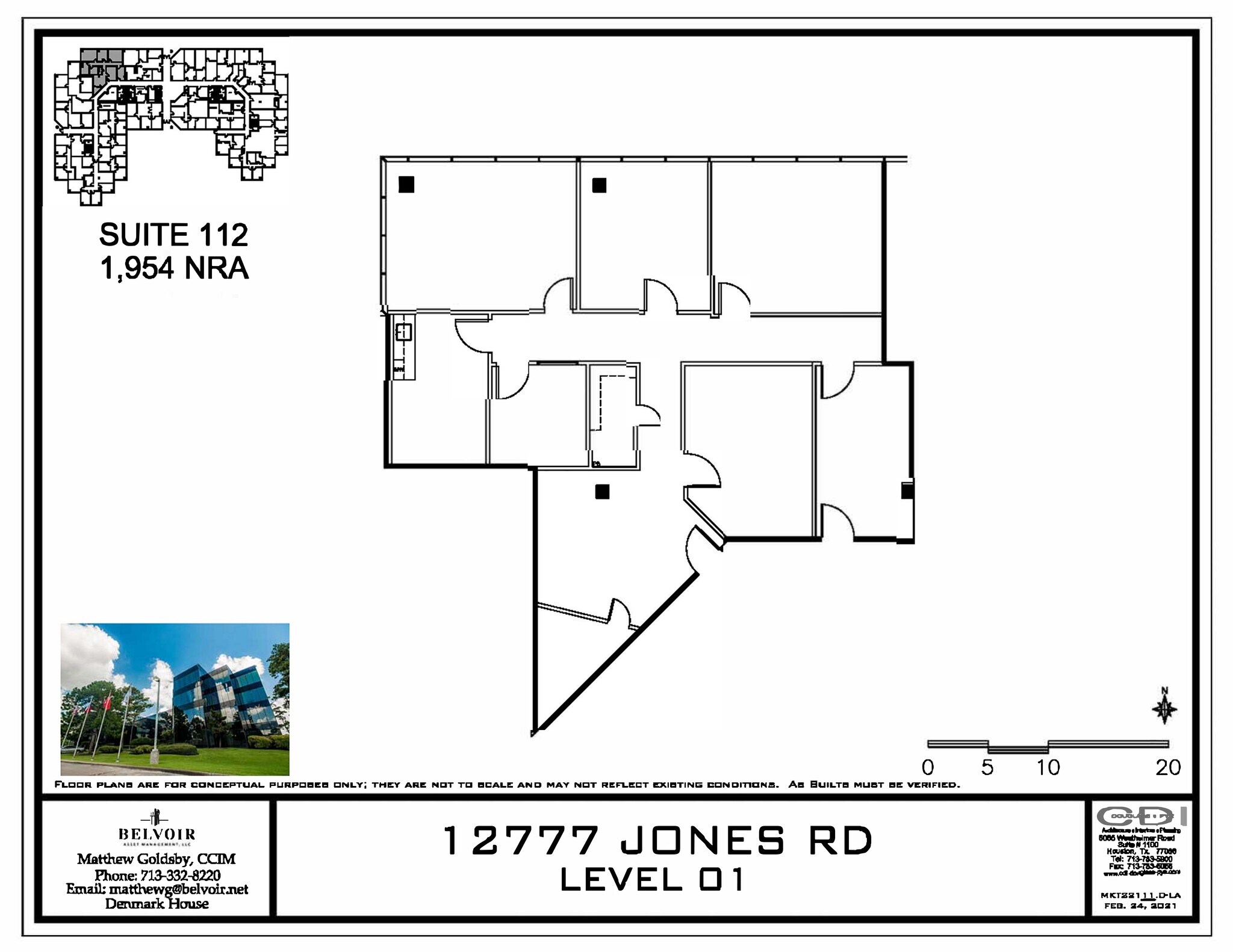 12777 Jones Rd, Houston, TX à louer Plan de site- Image 1 de 1