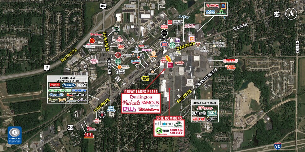 7960-8000 Plaza Blvd, Mentor, OH for lease - Aerial - Image 2 of 15