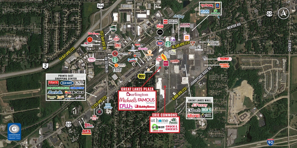 7960-8000 Plaza Blvd, Mentor, OH à louer - Aérien - Image 2 de 15