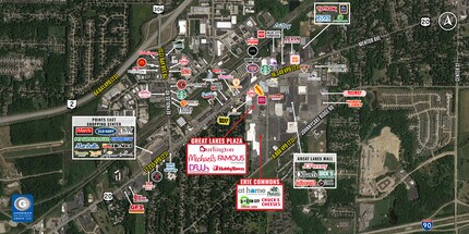 7960-8000 Plaza Blvd, Mentor, OH - Aerial  map view