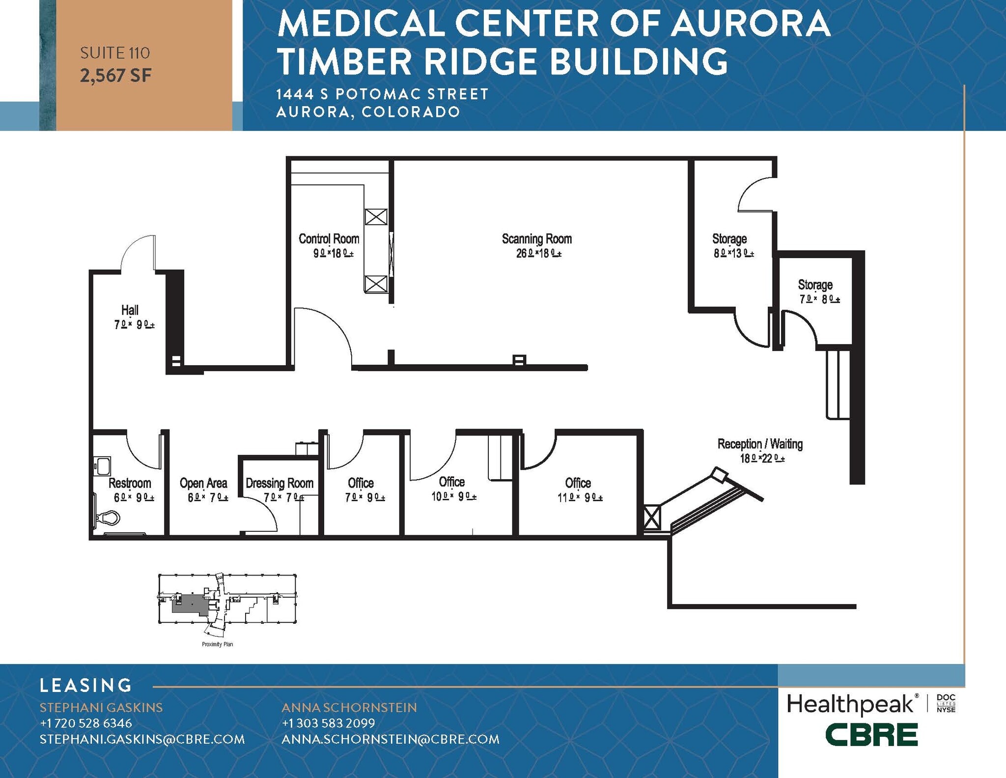 1411 S Potomac St, Aurora, CO for lease Floor Plan- Image 1 of 1