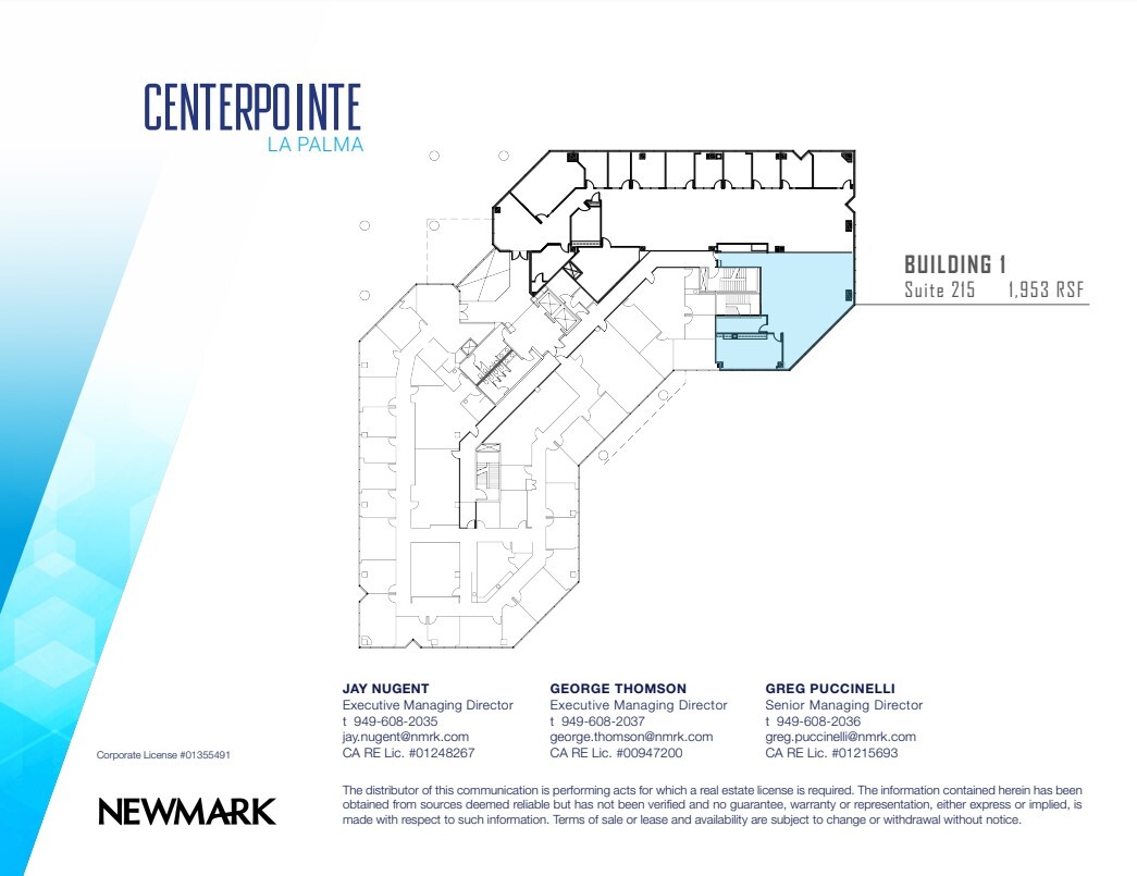 1 Centerpointe Dr, La Palma, CA for lease Floor Plan- Image 1 of 3