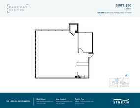 2901 N Dallas Pky, Plano, TX à louer Plan d  tage- Image 1 de 2