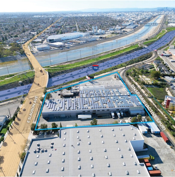 5331-5333 E Slauson Ave, Commerce, CA for sale - Aerial - Image 2 of 8