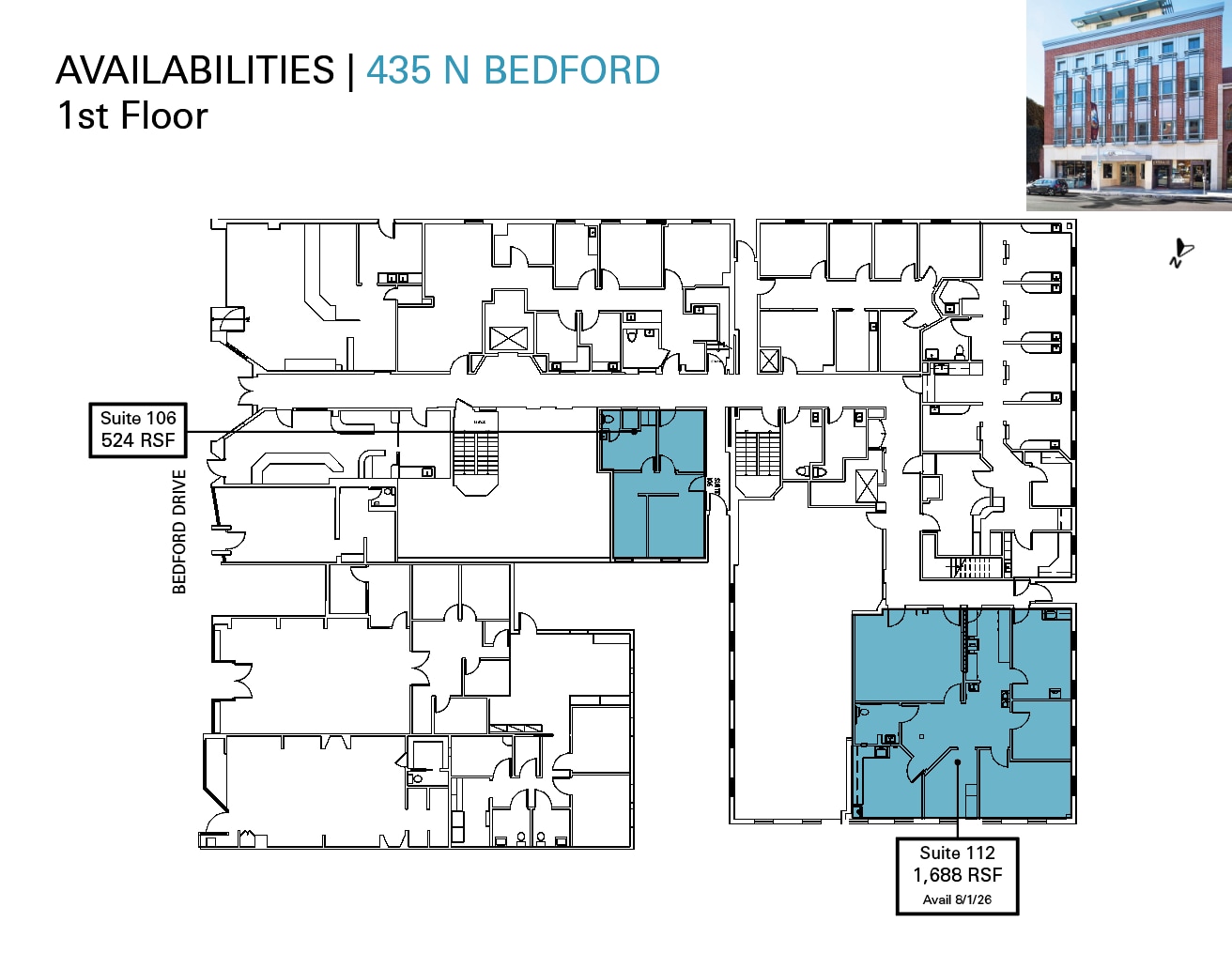 435-437 N Bedford Dr, Beverly Hills, CA for lease Floor Plan- Image 1 of 1