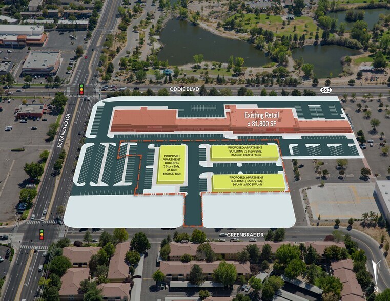 2302 Oddie Blvd, Sparks, NV à vendre - Plan de site - Image 2 de 3