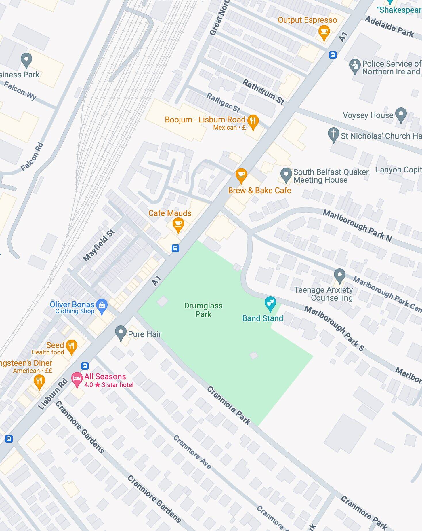 348 Lisburn Rd, Belfast for lease Map- Image 1 of 1