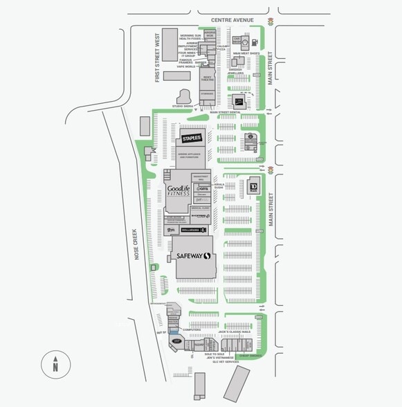 505 Main St SW, Airdrie, AB for lease - Site Plan - Image 2 of 5