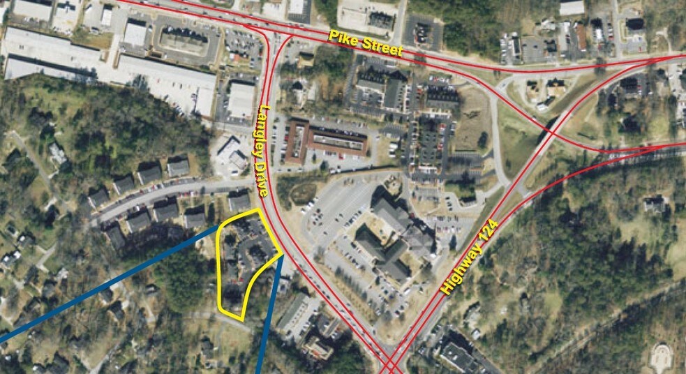 175 Langley Dr, Lawrenceville, GA for lease - Aerial - Image 3 of 6